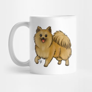 Dog - Pomeranian - Brown Mug